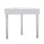 Additri 90cm Glass Top Console Table