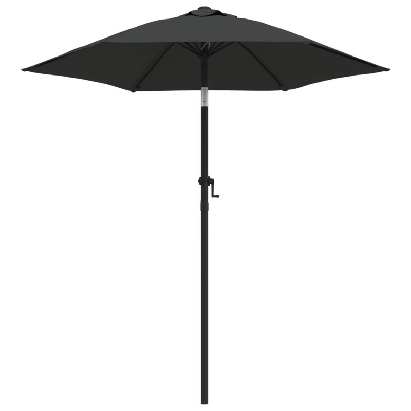 Novak 200cm Tilt Market Parasol, Anthracite