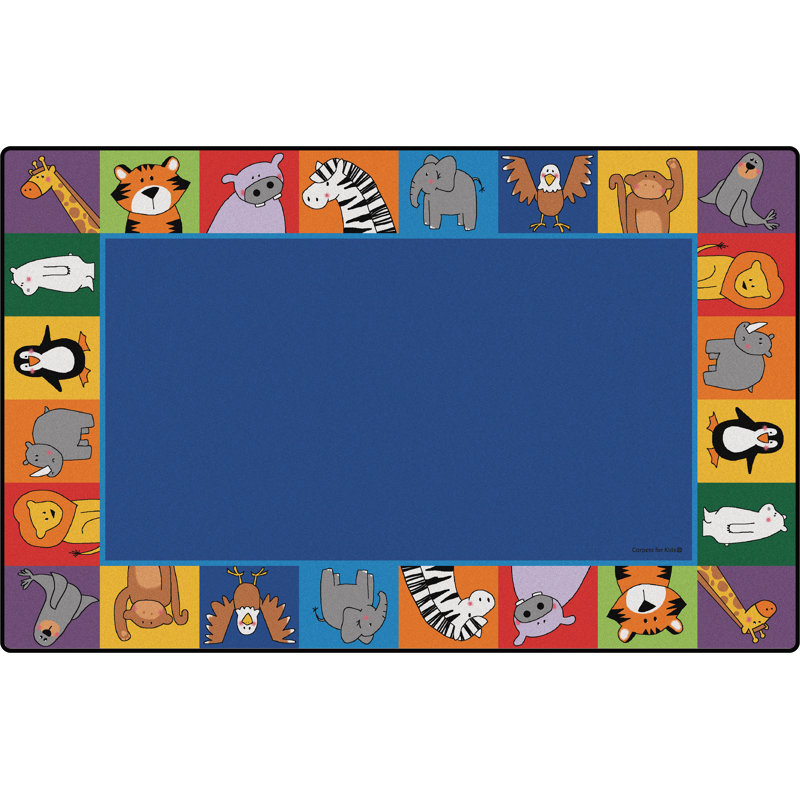 Tapis pour animaux Zoo, Rectangle 7 pi 6 po x 12 pi