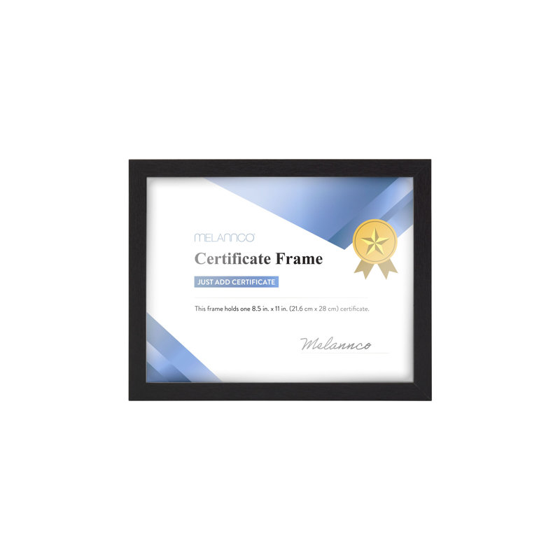 Melannco MDF Document Frame, 12x9.4 Inch