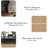 Black Solid wood Shoe Storage