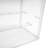 Mabilia Clear Cake Cupcake Bread Display Box Shelf 2-Tier Display Storage Container