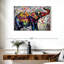 «Elephant Epic Colorful Elephant», reproduction sur toile-92519755