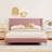 Queen Size Corduroy Platform Bed With Headboard-633384848