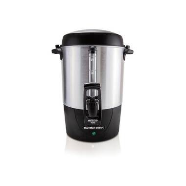 Continental Electric 50-Cup Digital Coffee Urn, Stainless Steel PS