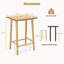 25.5 Inch Bar Stools Set of 2 with Footrest