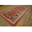 Flatweave Wool Geometric Area Rug in Gray