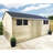 Bickleton 24ft. W x 16ft. D Solid Wood Garden Shed