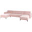 Aliyha 5 Seater Velvet Sofa Bed-1441775399