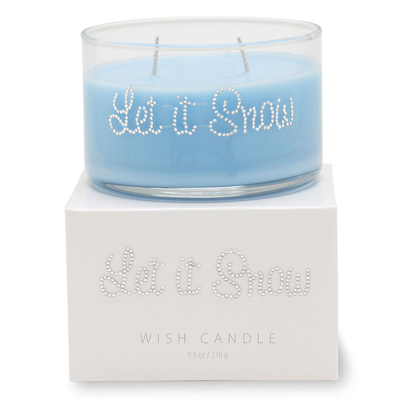 Bougie pour pot de neige let it voeu