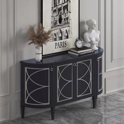 Modern Sideboard Cabinet With 4 Doors