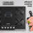 ABBA Black Natural Gas 5 Burner Cooktop