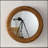 Round Parrett with Iron Frame