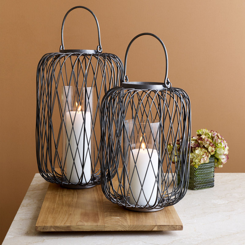 Spokane Metal Wall Lantern, 12.5" H x 8.5" W x 8.5" D