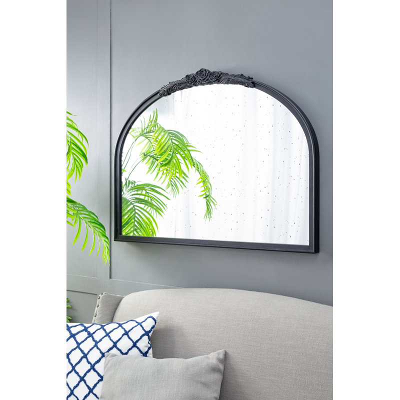 Miroir décoratif Langosta Bingley, Noir, H 40 po x l 30 po