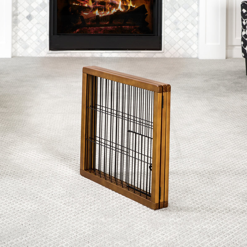 Barrière pour animaux 3 panneaux, H 20 po x l 62 po x p 3 po