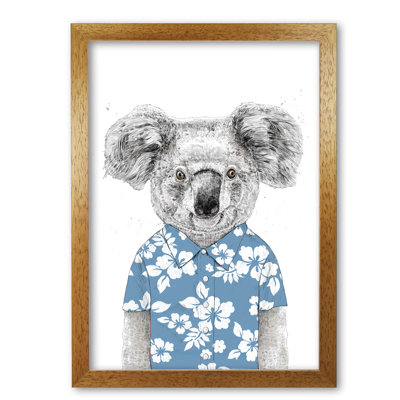 Summer Koala 1 Piece Wall Art
