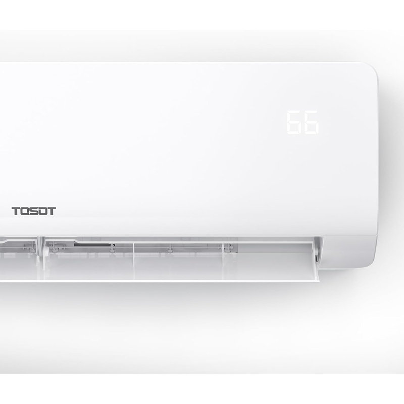 Système de climatisation et de chauffage mini-split TOSOT 24 000 BTU, unité de climatisation inverter sans conduit compatible Wi-Fi 19 SEER2 avec ensemble de conduites en cuivre de 4,9 m, commande vocale, 208-230 V, série Cosmo