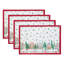 Lenox Spice Village Christmas Placemats, Set of 4, Multicolor - 13"W x 19"L