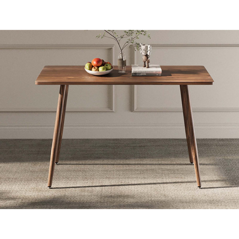 47"Dining Table(Only Table), Walnut, Walnut