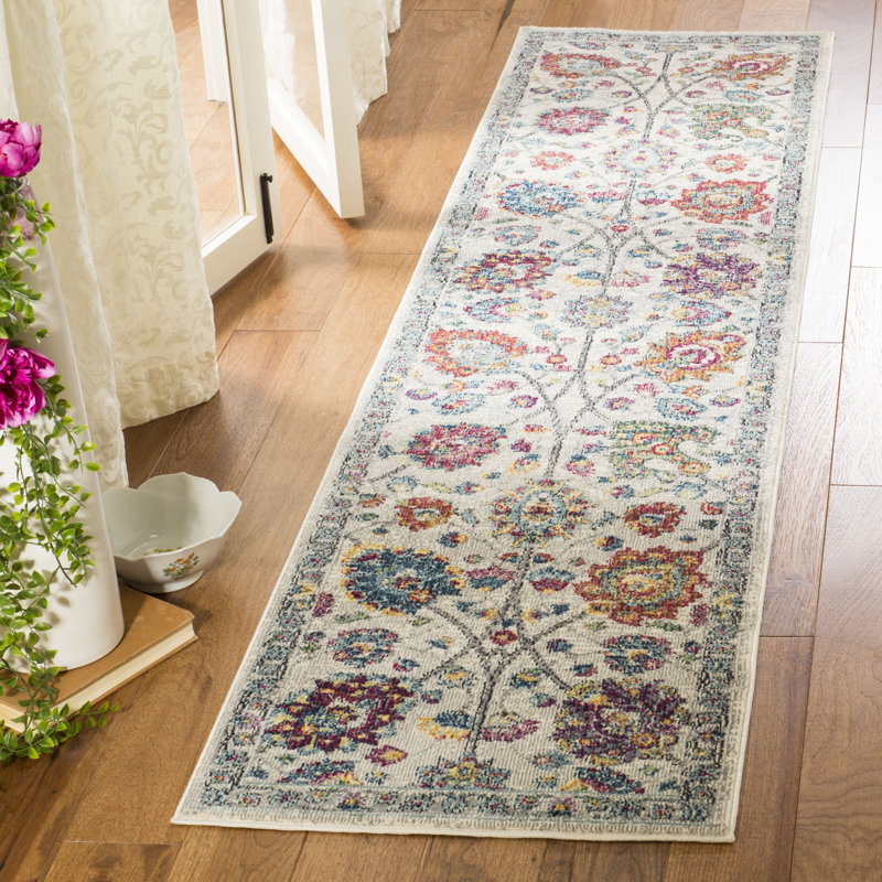 Gonzales Oriental Hand Woven Area Rug, Runner 61 x 244 cm