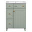 Armoire de meuble-lavabo 24 po avec lavabo en céramique, 2 tiroirs-594756133