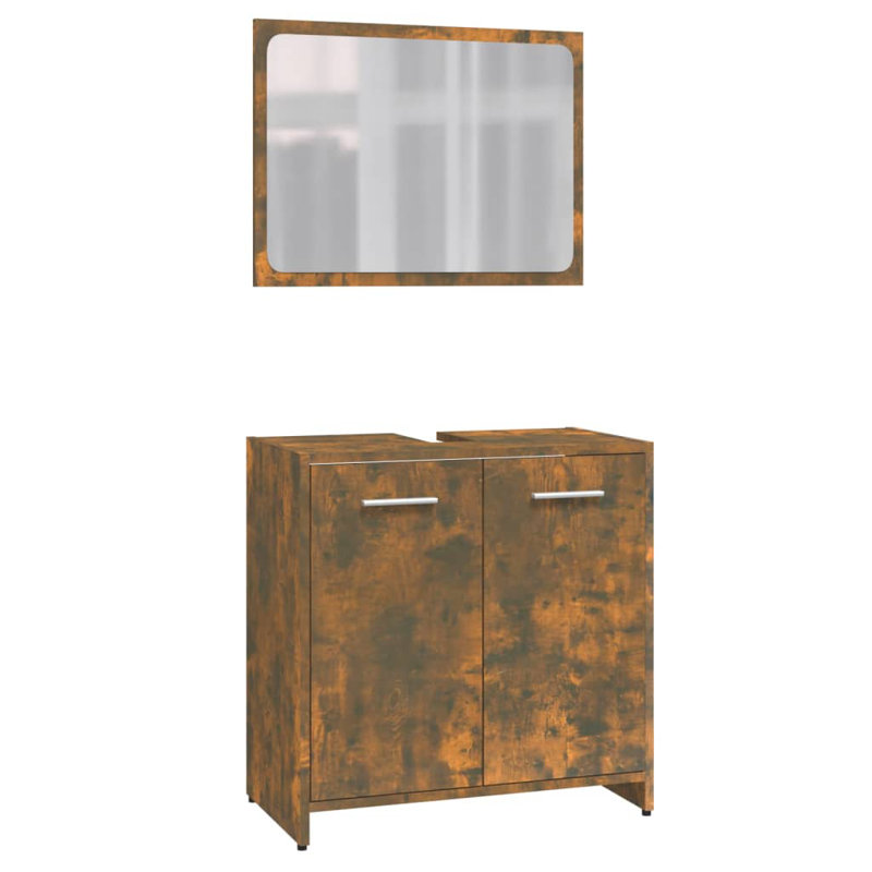 Labus 60cm Single Bathroom Vanity Base Only, Light Brown