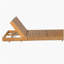 Outdoor Chaise Lounge Chair with 6-Position Adjustable Backrest,Acacia solid wood,Copper Teak Colour