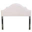 Tête de lit tapissier de grand lit, tête de lit en bois massif avec pieds en métal durables, tête de lit grand à hauteur réglable avec garniture cloutée dans la chambre à coucher-1870605149