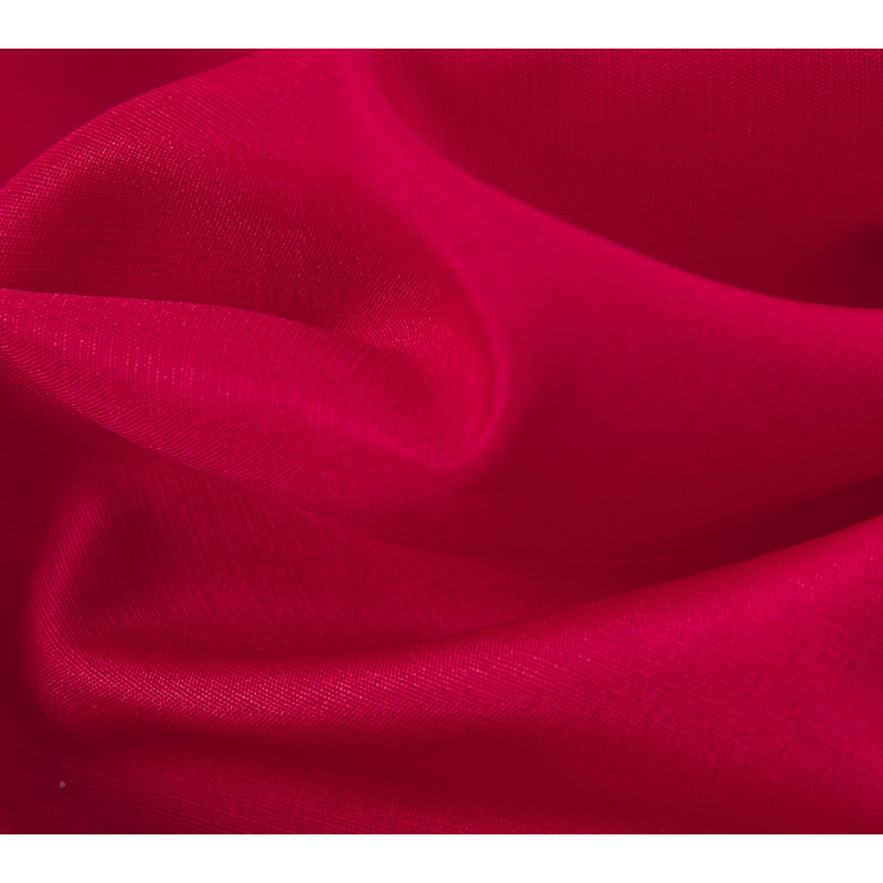Gilbert Semi Sheer Curtain Single Panel, Red