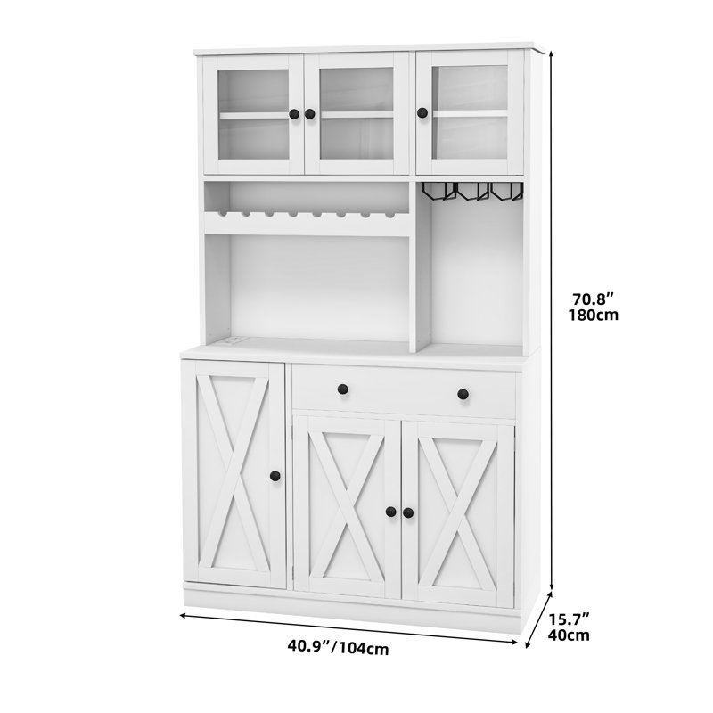 Armoire de rangement Gracie Oaks