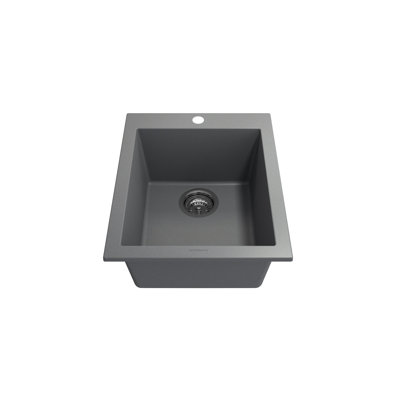 Campino 16'' L Single Basin Kitchen Sink