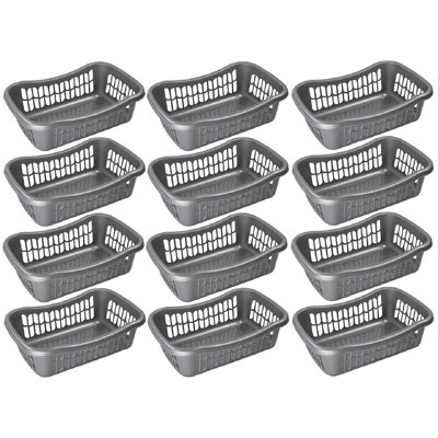 Ensemble de paniers en plastique large