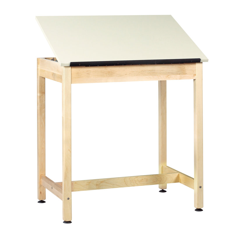 Table d'activités en stratifié rectangulaire réglable pour 1 élève, H 36 po x L 36 po x l 24 po