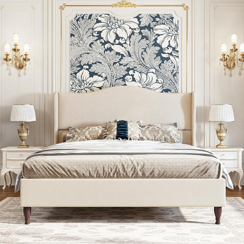 Clairemarie Upholstered Platform Bed
