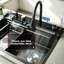 Stainless Steel Kitchen Sink Multifunctionl Workstation Sinks Single Bowl With Accessories Faucet-133147380
