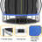 Creationstry Round Backyard Trampoline-98167746