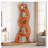 69.8"Height 5-Tier Wavy Corner Bookshelf And Plant Stand For Living Room Small Space-1539439976