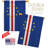 Double Sided 40'' H x 28'' W Polyester Flag Set