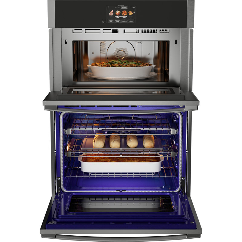 GE Profile 30 In. Combination Double Wall Oven With Convection, Air Fry, Steam, Sous Vide, And Advantium Technology