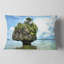 Coussin lombaire Island Landscape in Summer