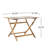 43.5'' Foldable Table For Patio Garden-857700194