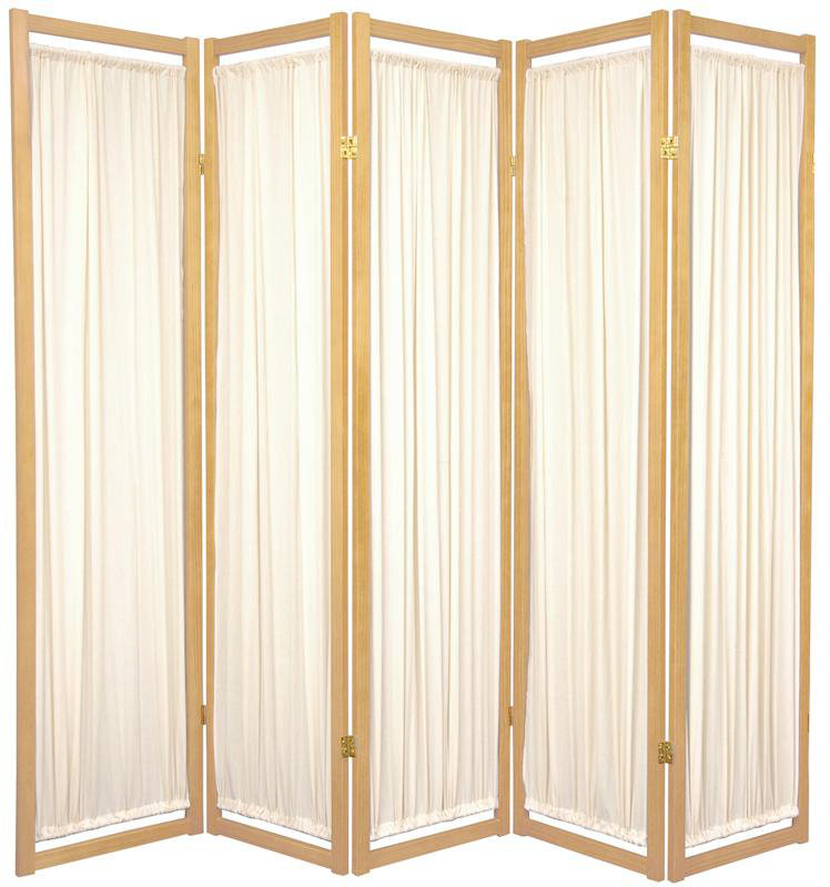 Cloison pliante Michelle H 72 ", Naturel, 5