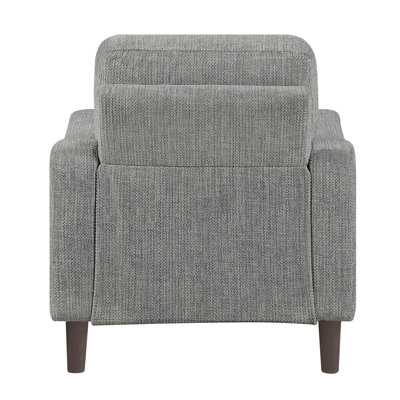 Modern 3-Piece Sofa Set Chenille Upholstery Sofa, Solid Wood Furniture