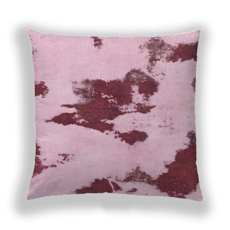 Coussin décoratif abstrait 1050, Microsuède