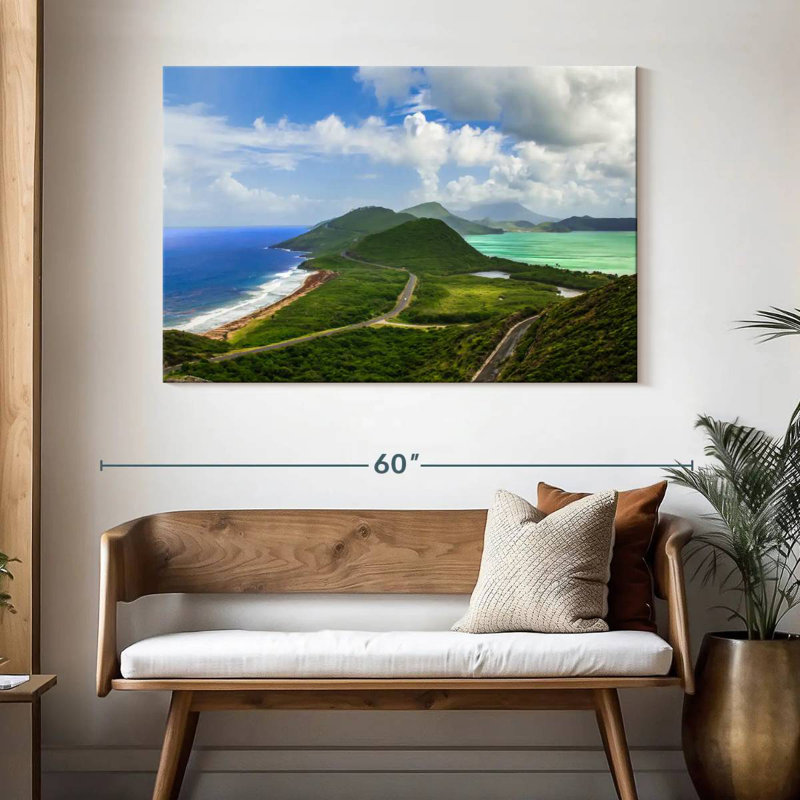 Gillard, Saint-Kitts, Atlantic Road, H 32 po x l 48 po