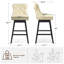 Solid wood swivel stool-354356430-354356424