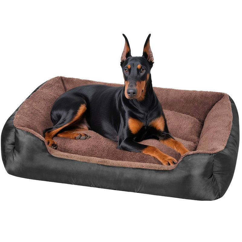 Polyester Pet Bed, 22" H x 80" W x 100" D, Black