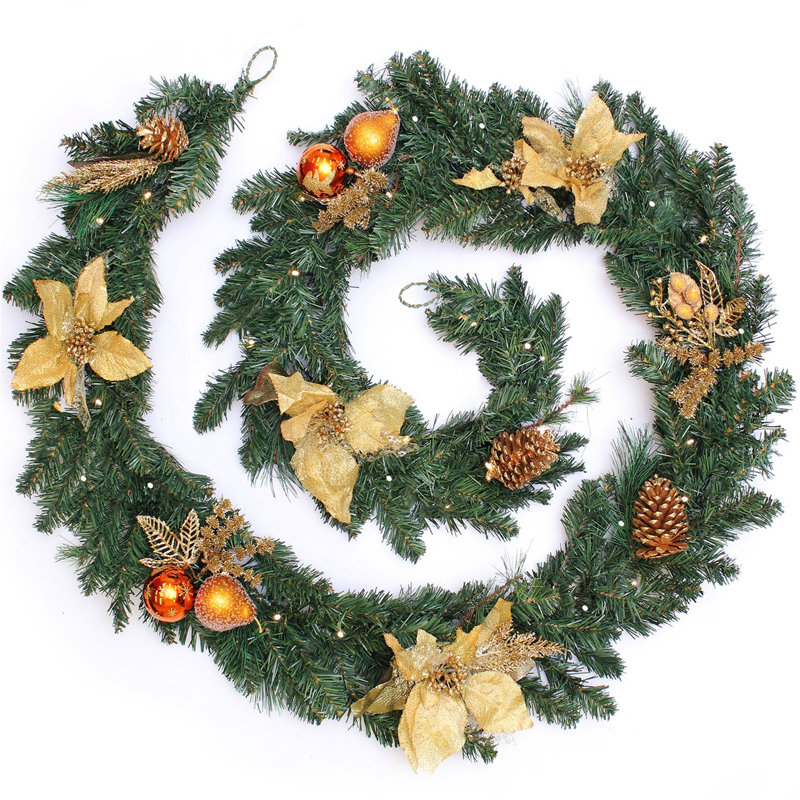 30cm Lighted Garland with Lights