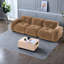 Canapé modulaire moderne en velours avec conception modulaire ergonomique pour la maison